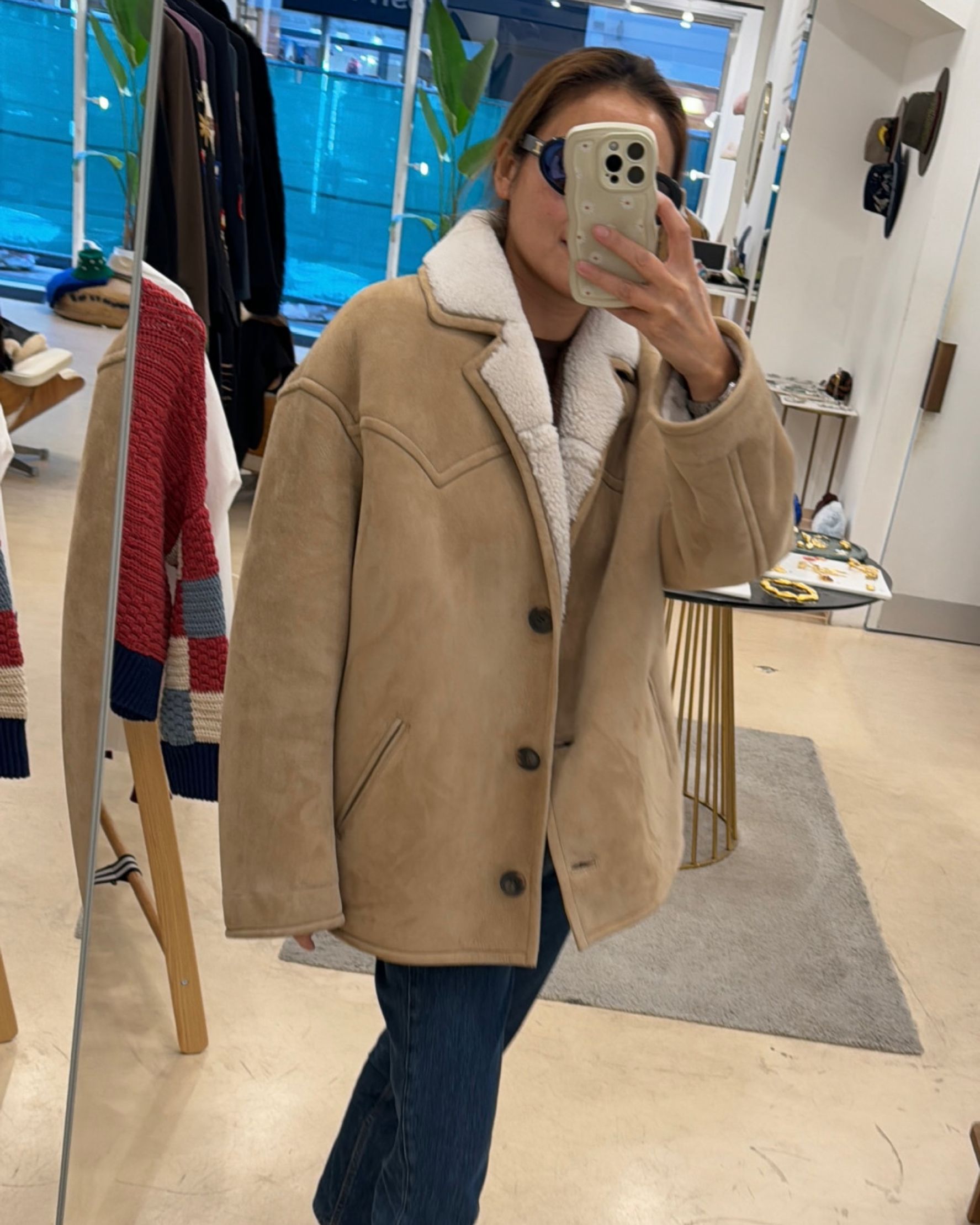 Sophie Shearling Jacket - alternate view