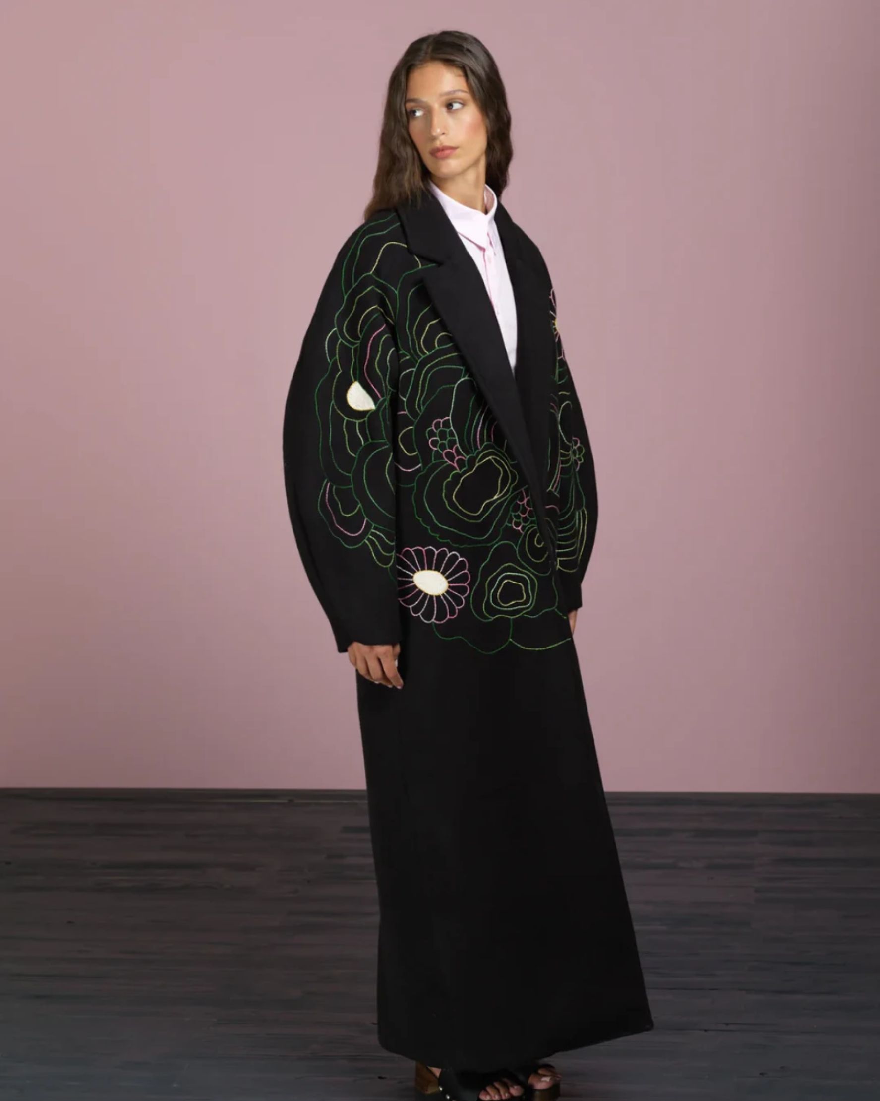 The Swinger Coat - alternate view