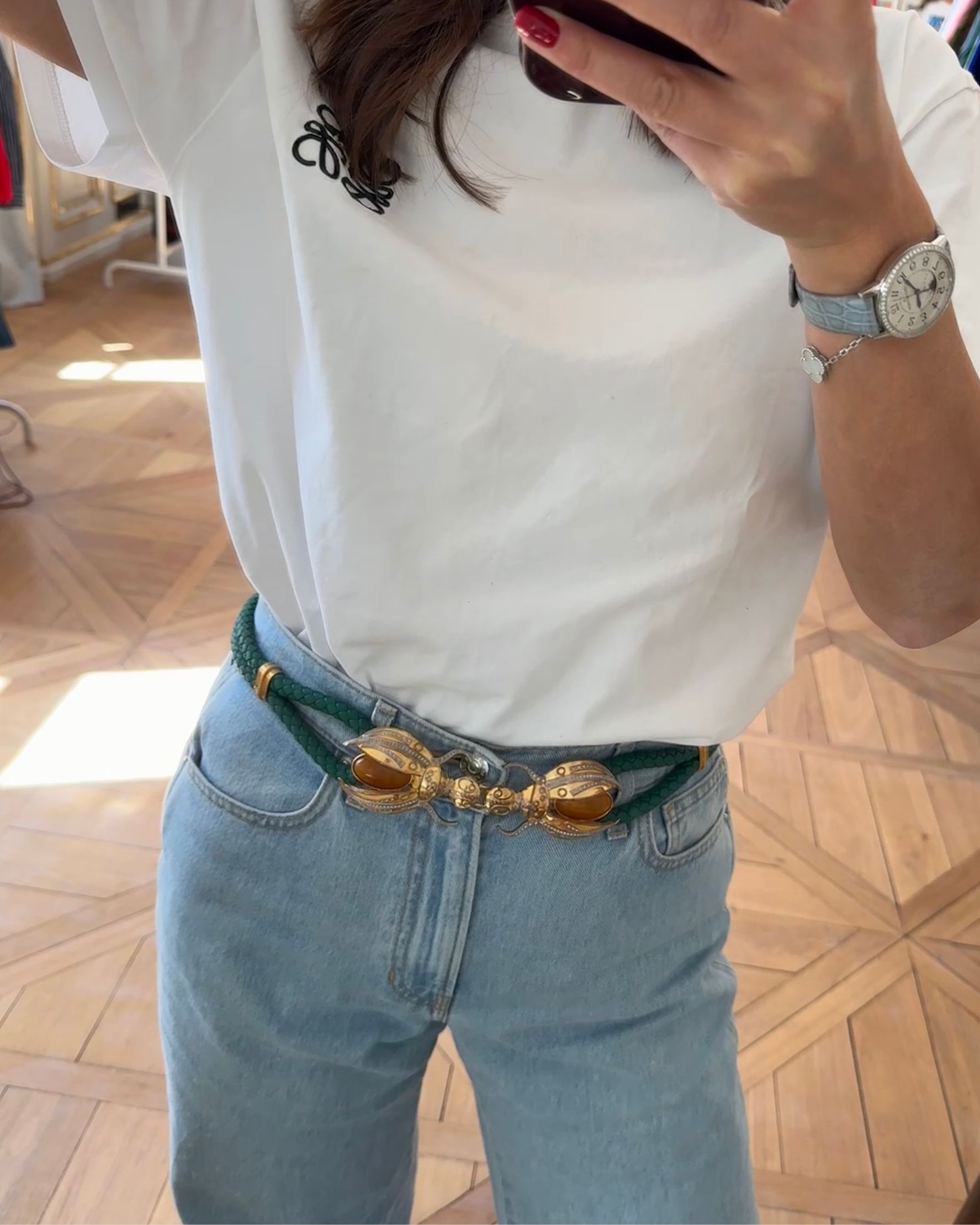 Scarab Woven Belt - alternate view
