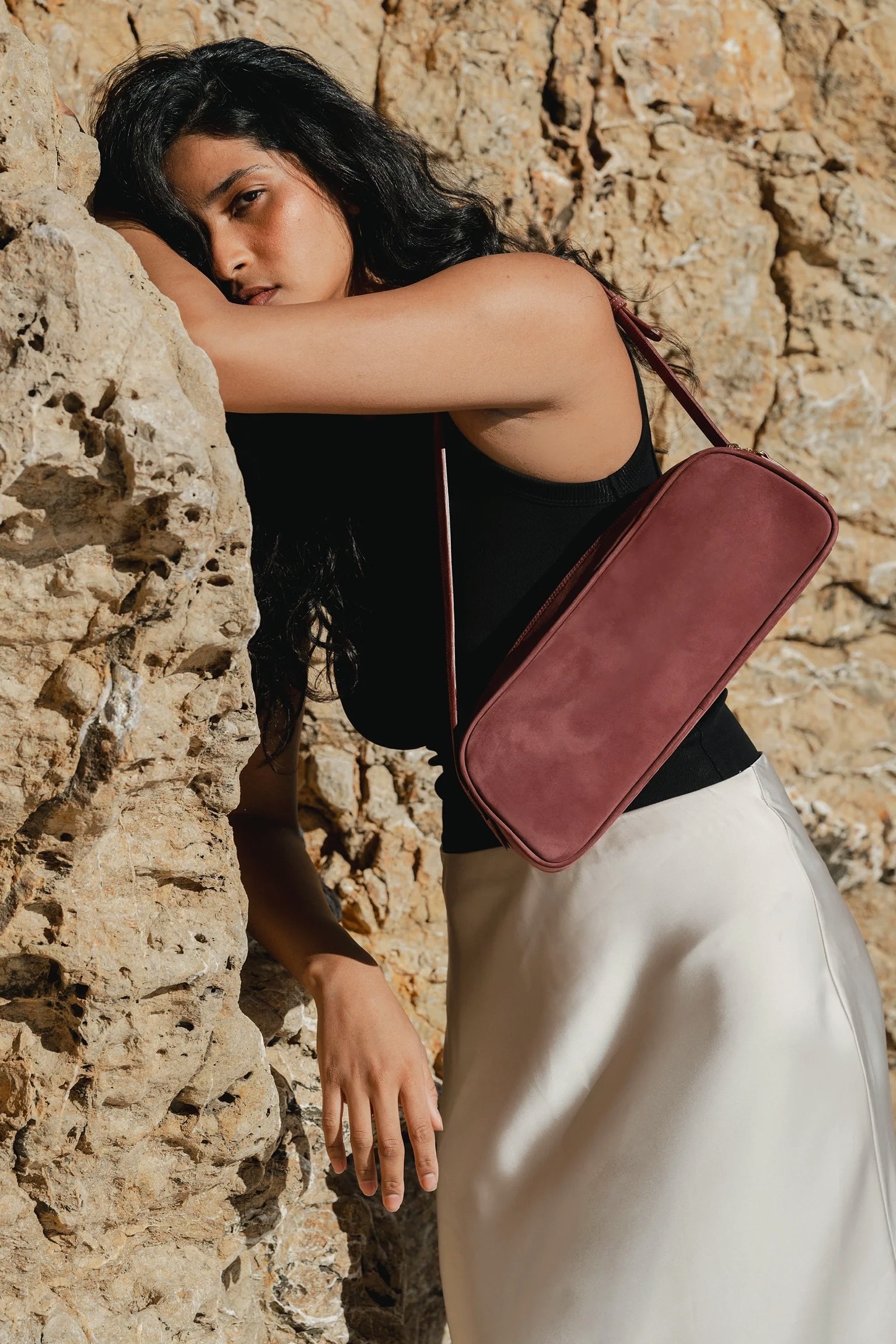 Stella East-West Bag Nubuck - alternate view