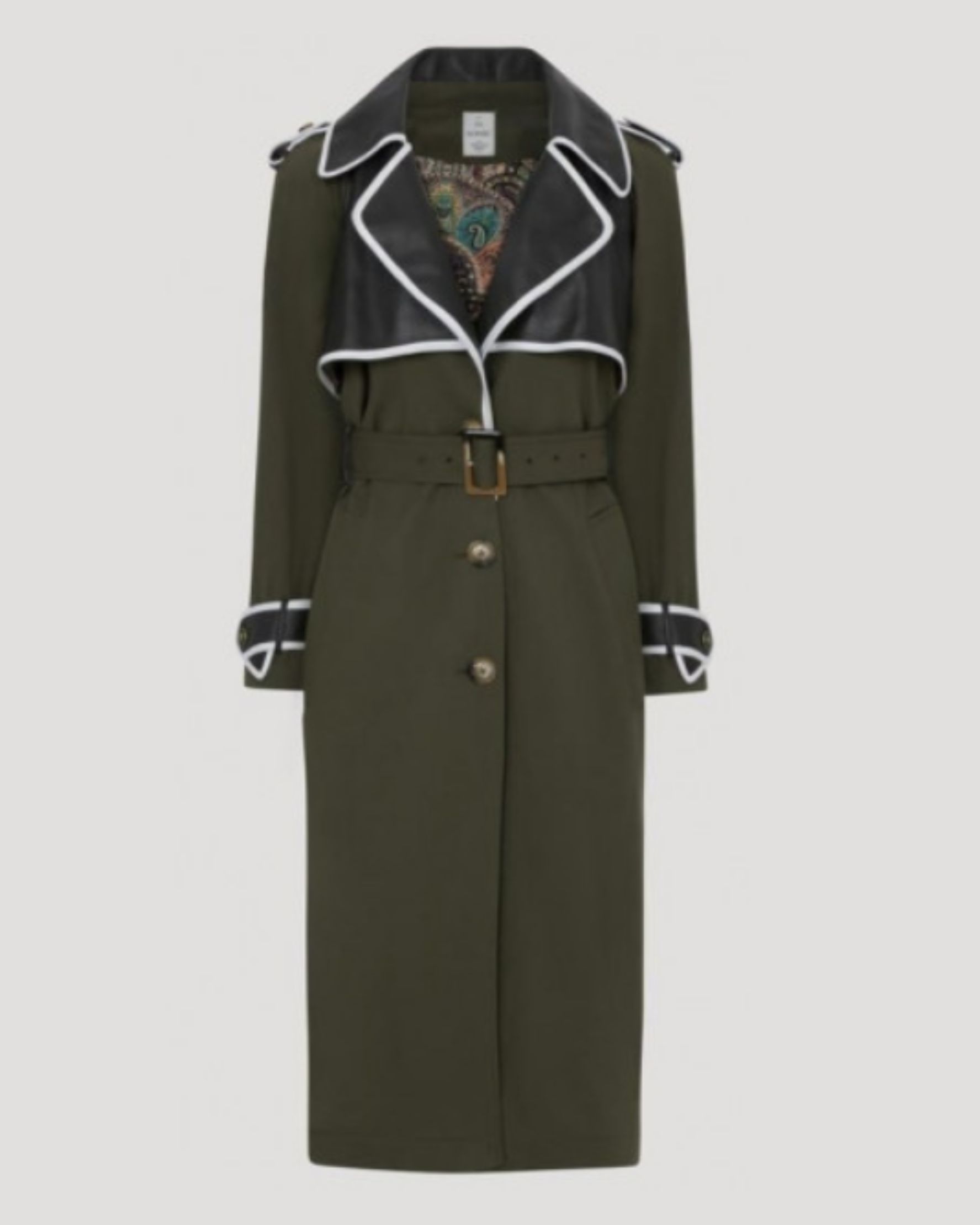 The Sunset Cascade Trench in Deep Green Green