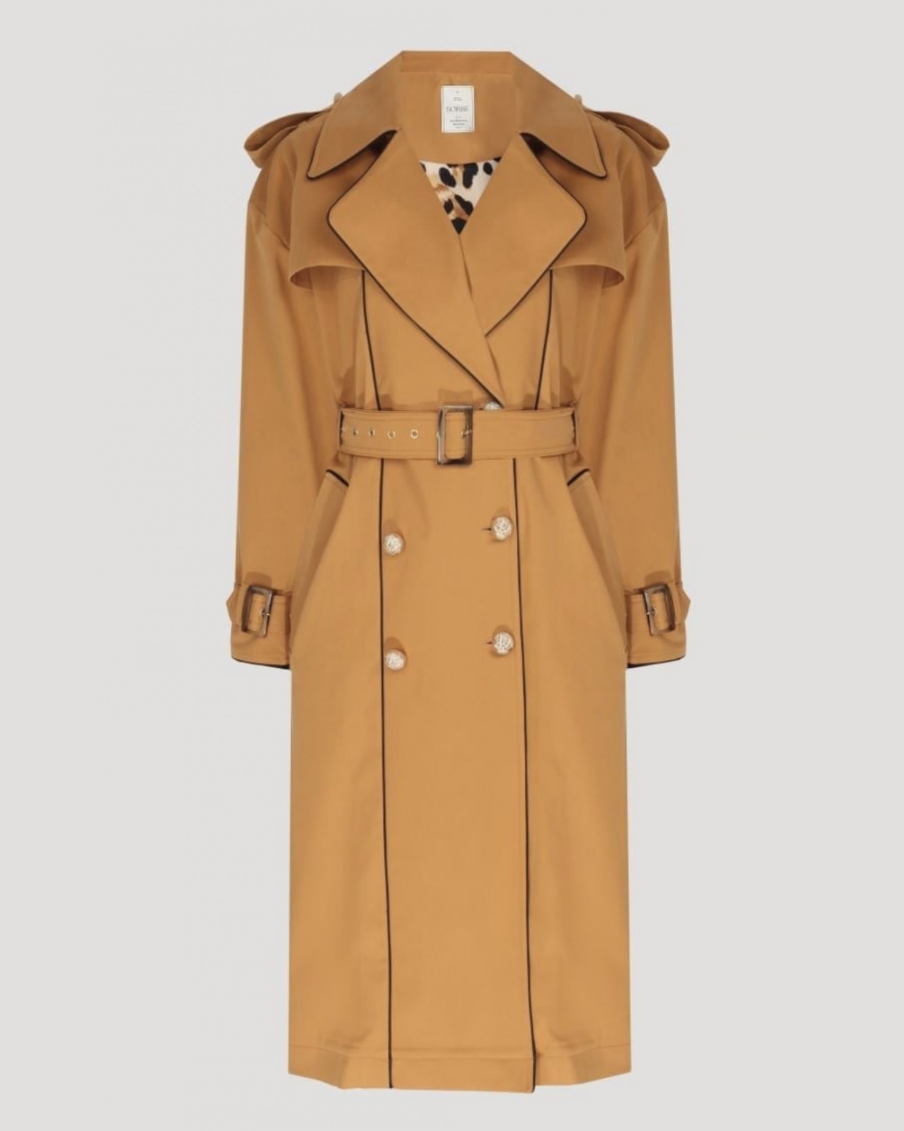 The Masculine Trench Brown