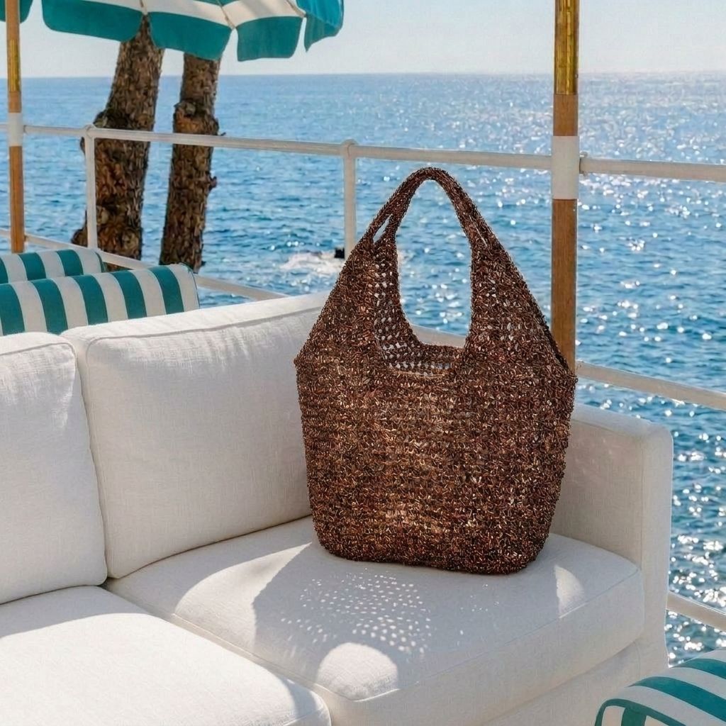 Large Shopper Bag Brown