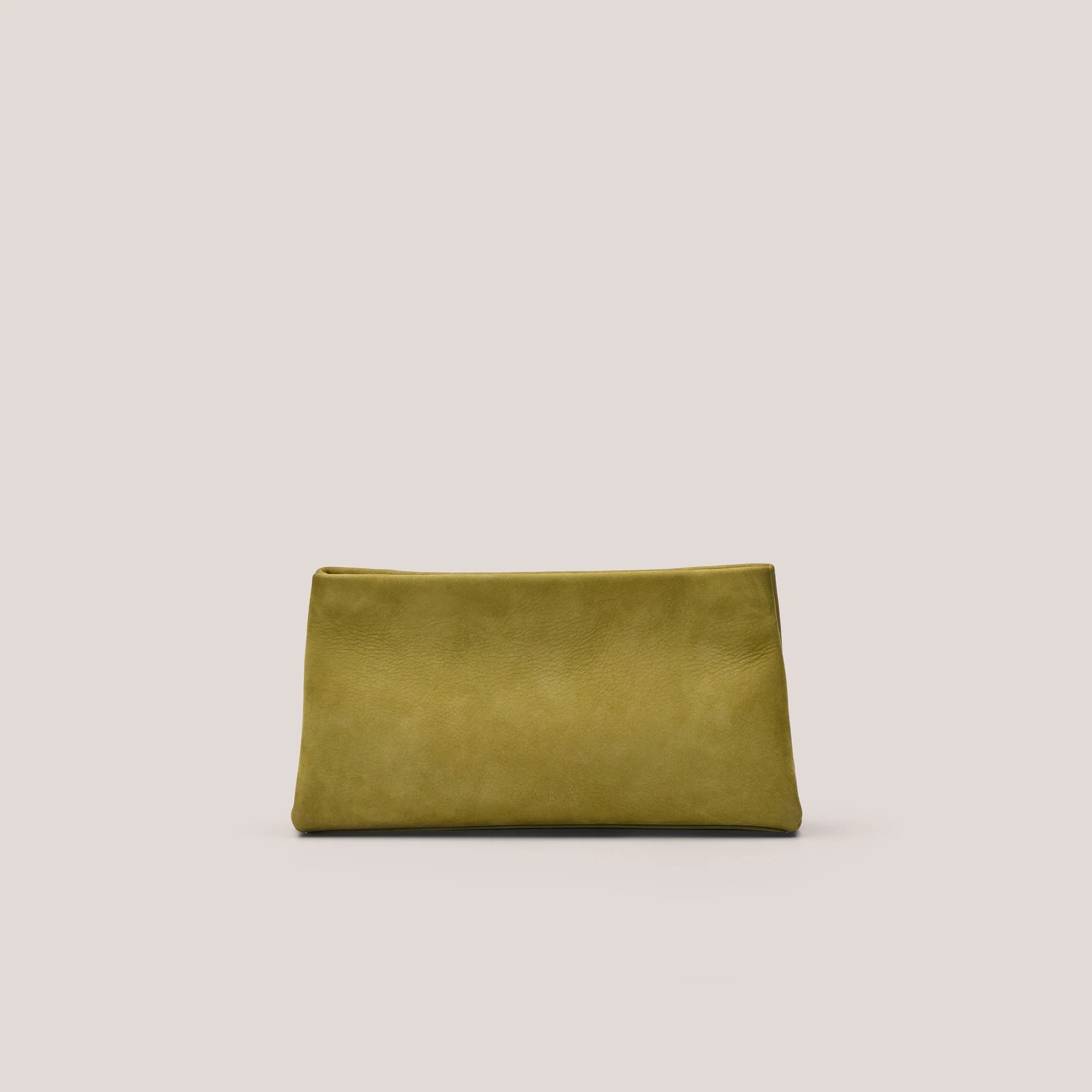 Luna Clutch Nubuck Olive