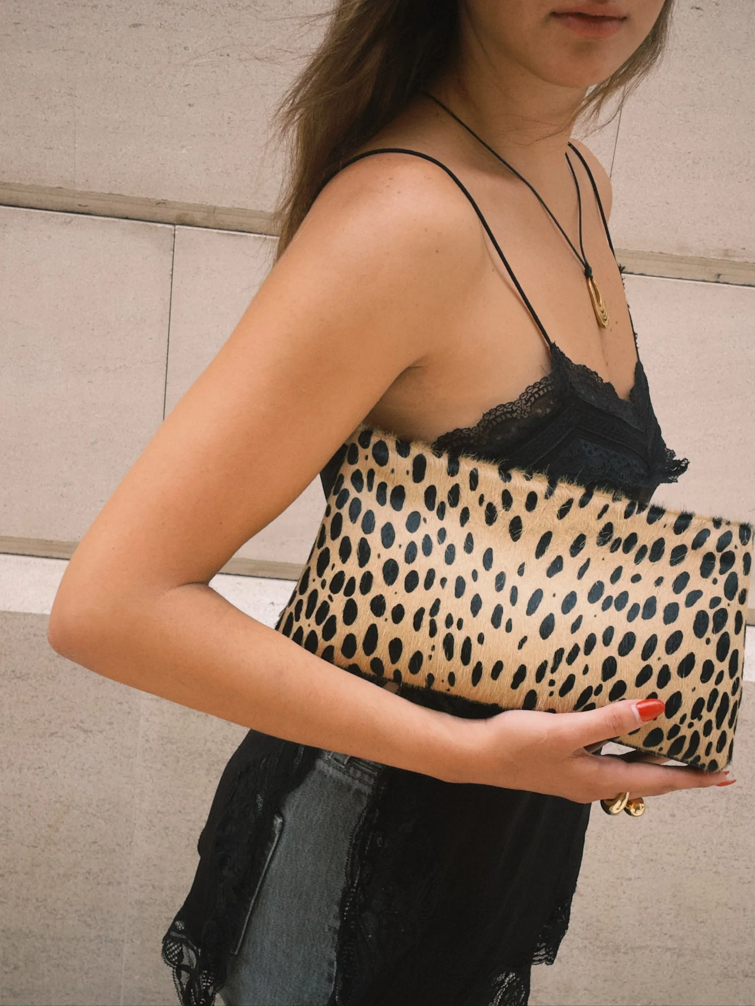 Luna Clutch Cheetah - alternate view