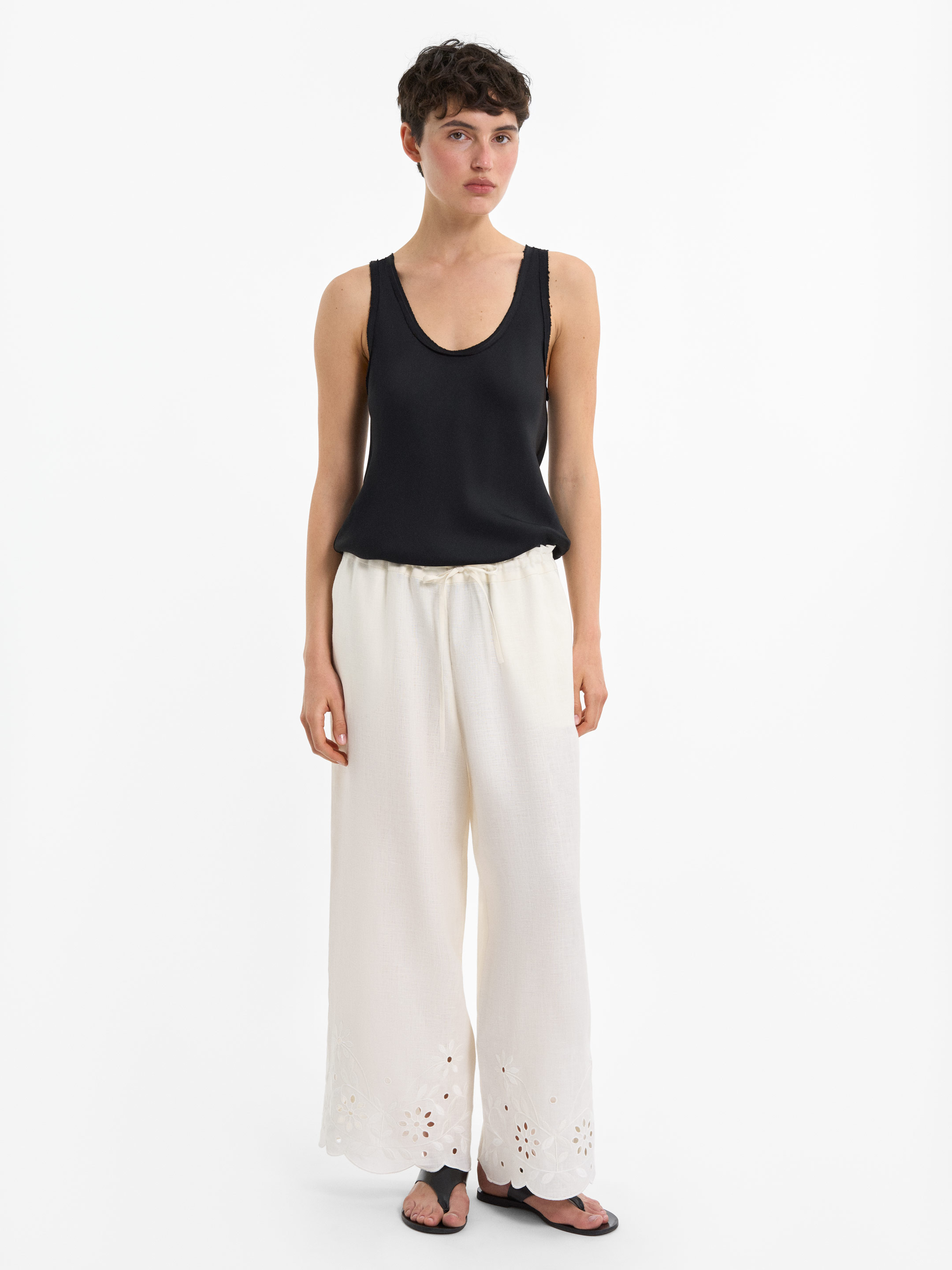 “Vtikha” Milk Trousers