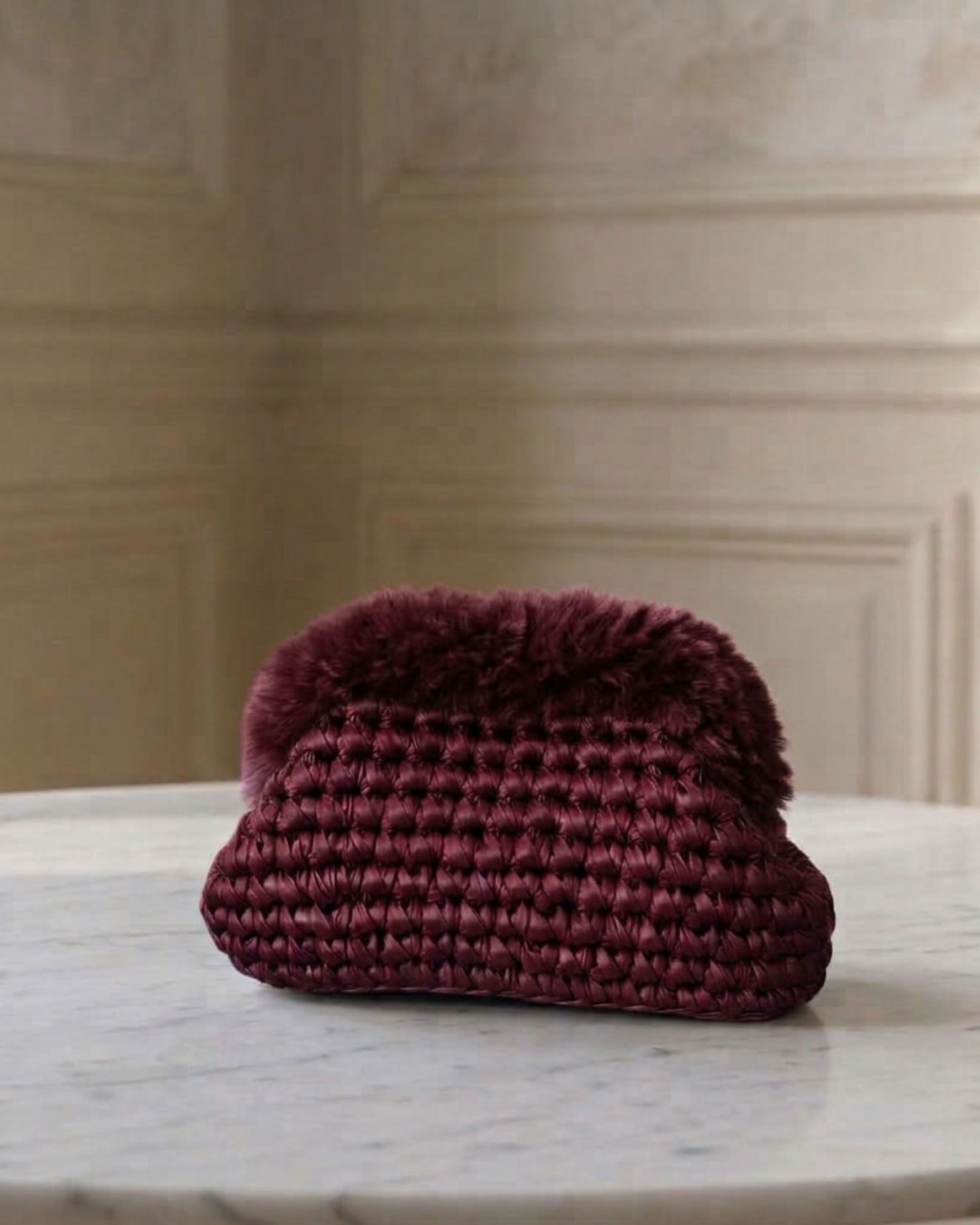Mini Puffy Bordeaux