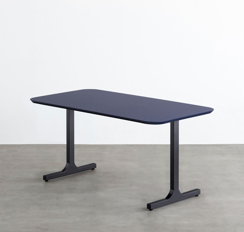 THE TABLE / 無垢 レッドオーク × Black Steel | Material Bank®