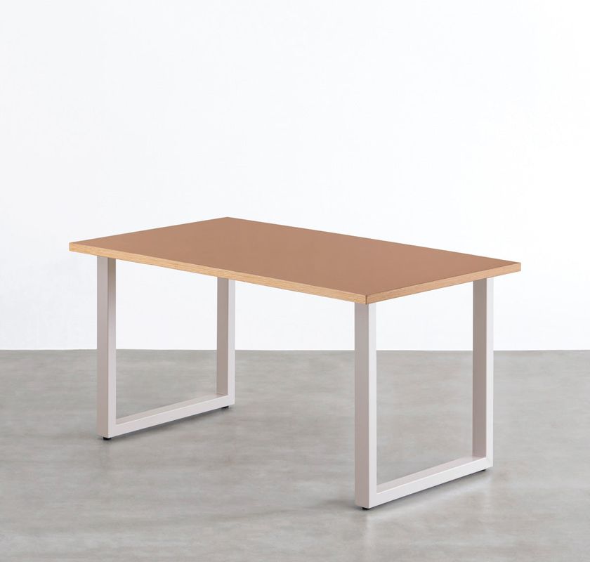 THE TABLE / くるみ × Colored Steel 全8色 NATURE | Material Bank®