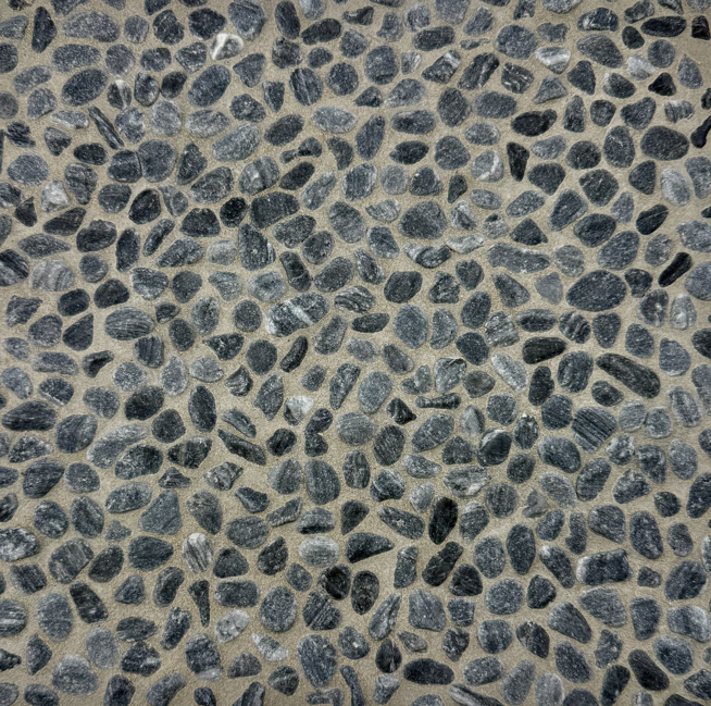 建材サンプル無料｜洗い出しシート[3分]｜天然石、ガラス繊維｜Black