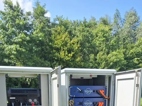 Weersbestendige opstelling in het veld