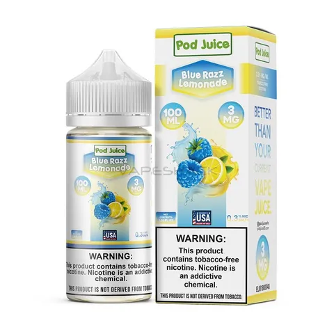 Blue Razz Lemonade Freeze - Pod Juice E-Liquid - 100ML