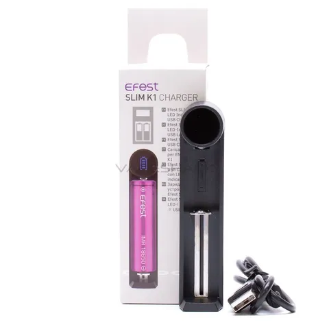 Efest Slim K1 Single-Slot Battery Charger