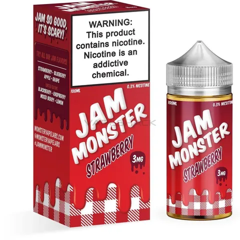 Jam Monster Liquids - Strawberry - 100ML