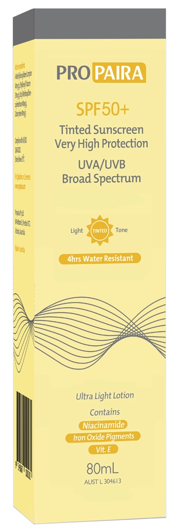 Propaira SPF50+ Tinted Sunscreen