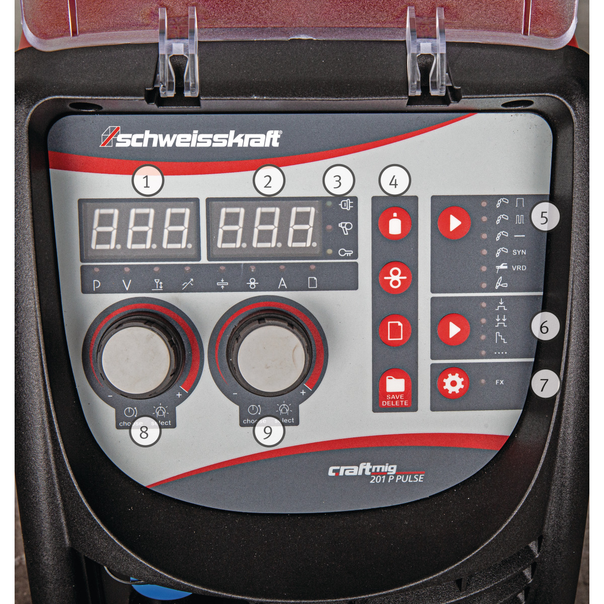 Schweisskraft CRAFT-MIG 201P Pulse pulse inert gas welder - vista 5