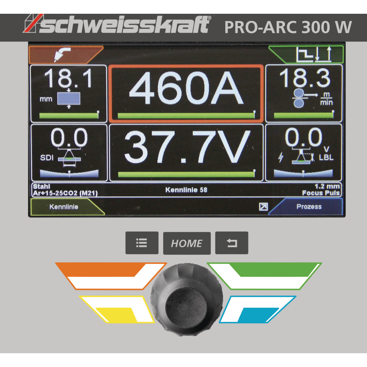 Soldadora MIG/MAG pulsada Schweisskraft PRO-PULS 400 WS - vista 3
