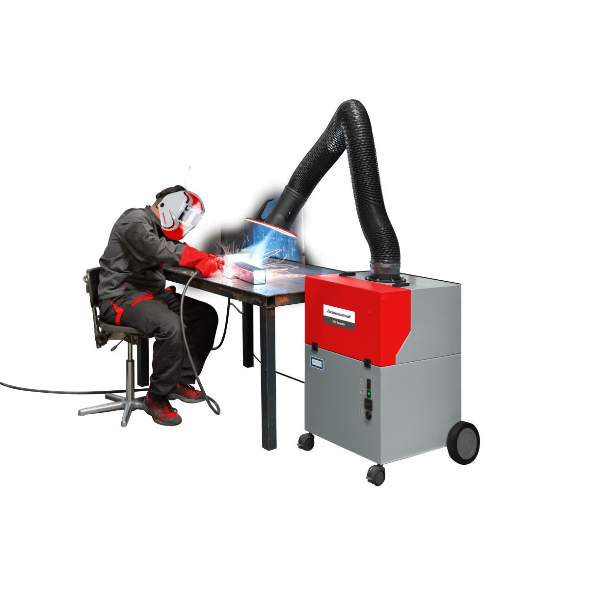 Extractor de humo de soldadura móvil Schweisskraft SRF - vista 2