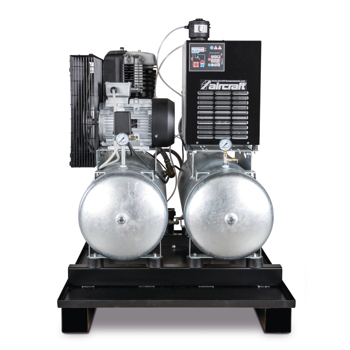 Compresor de piston Aircraft AIRPROFI DUO 853 / 2x100 / 10KK - vista 2