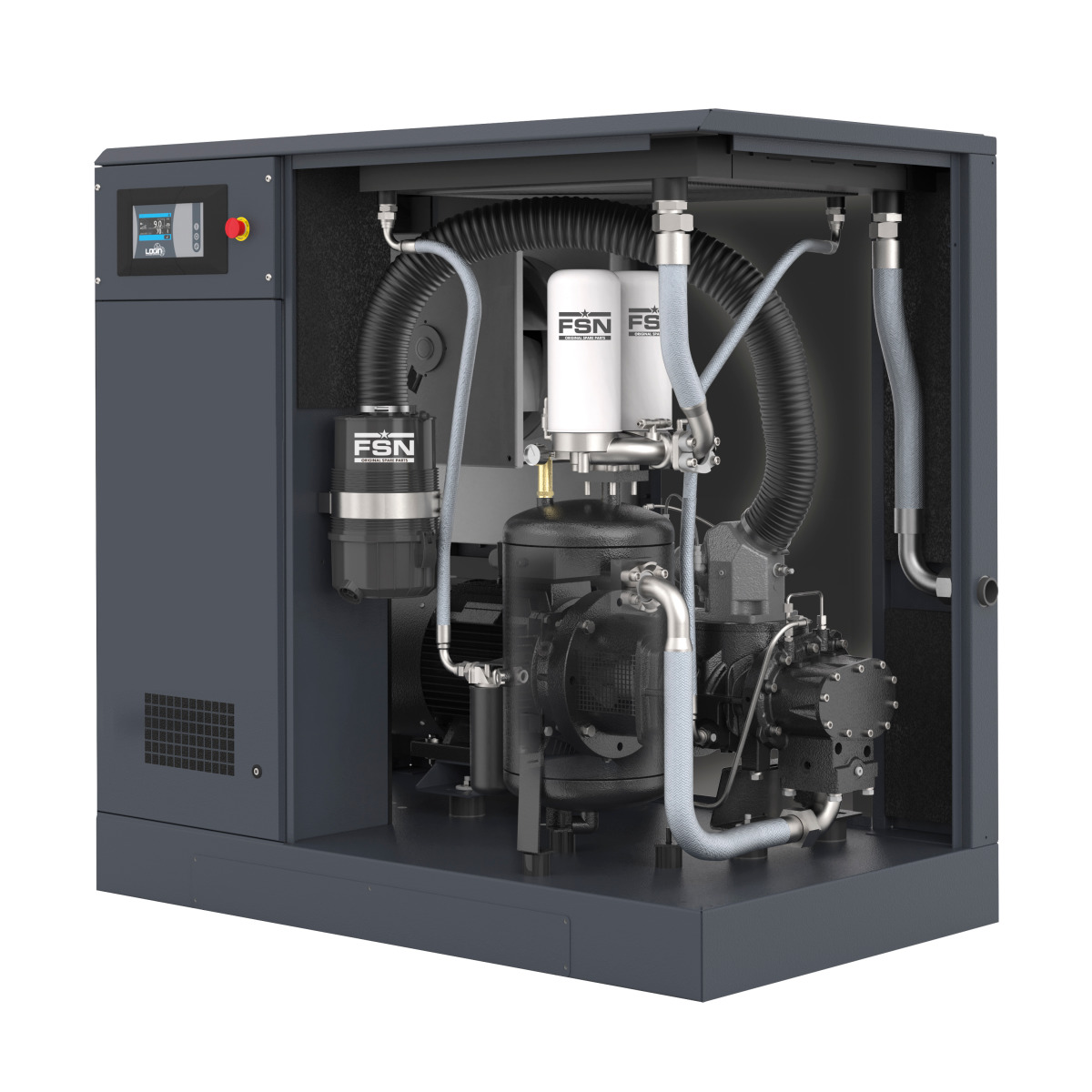 Compresor de tornillo Aircraft A-K-MAX 15 kW estacionario - vista 4