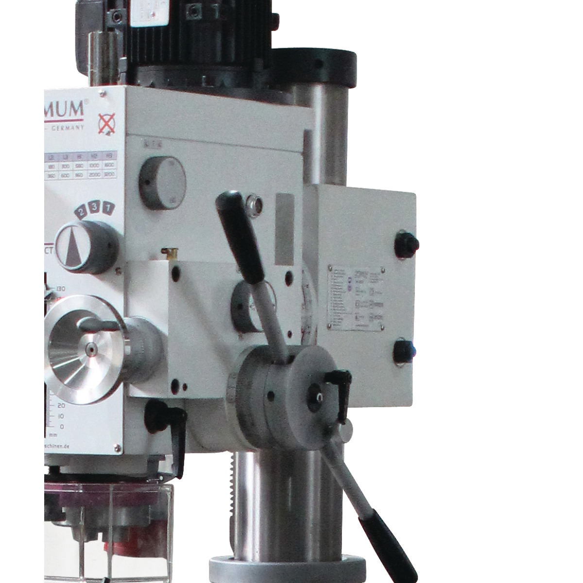 Optimum OPTIdrill DH 40CTP taladro de columna engranado con mesa cruzada - vista 4