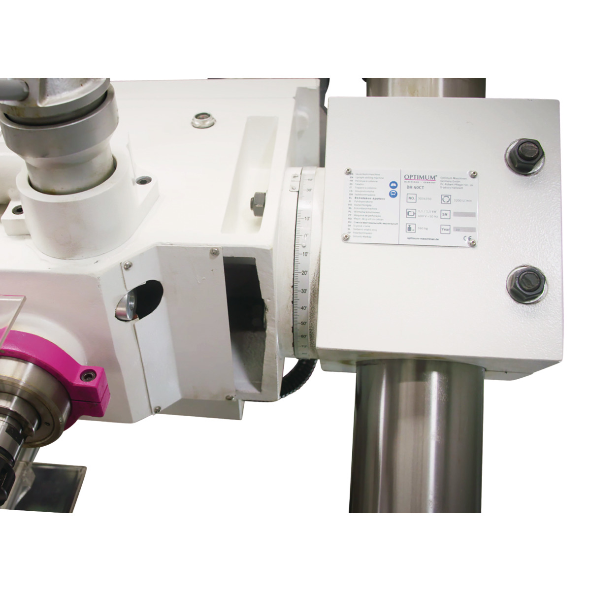 Taladro de columna engranado Optimum OPTIdrill DH 40 CTPE - vista 2