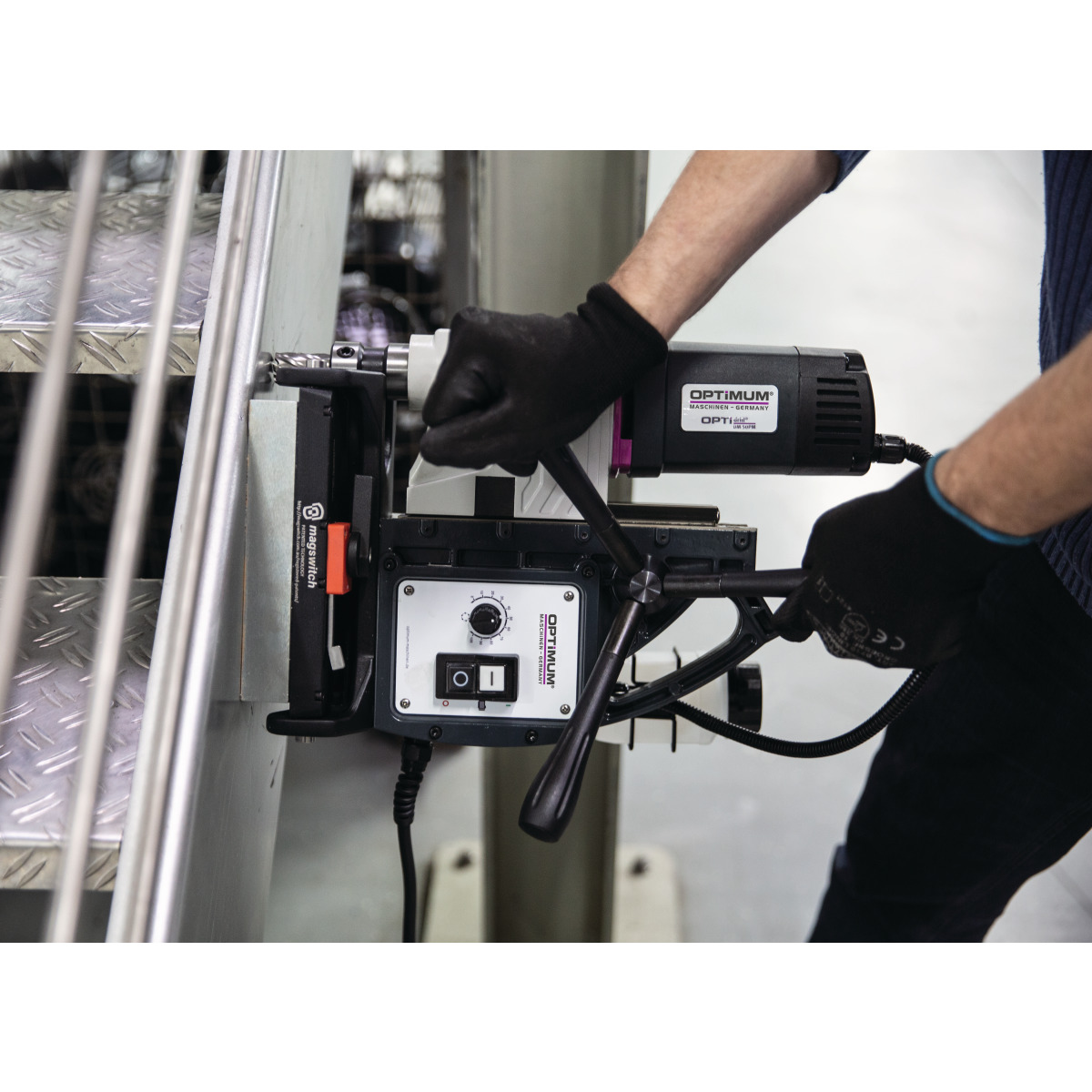 Taladro magnético Optimum OPTIdrill DM 50PM con imán permanente - vista 9