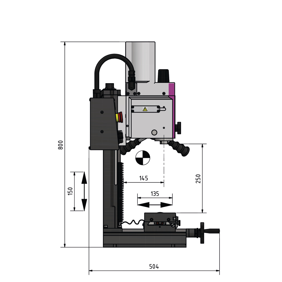 Fresadora compacta Optimum OPTImill MH 15V - vista 5