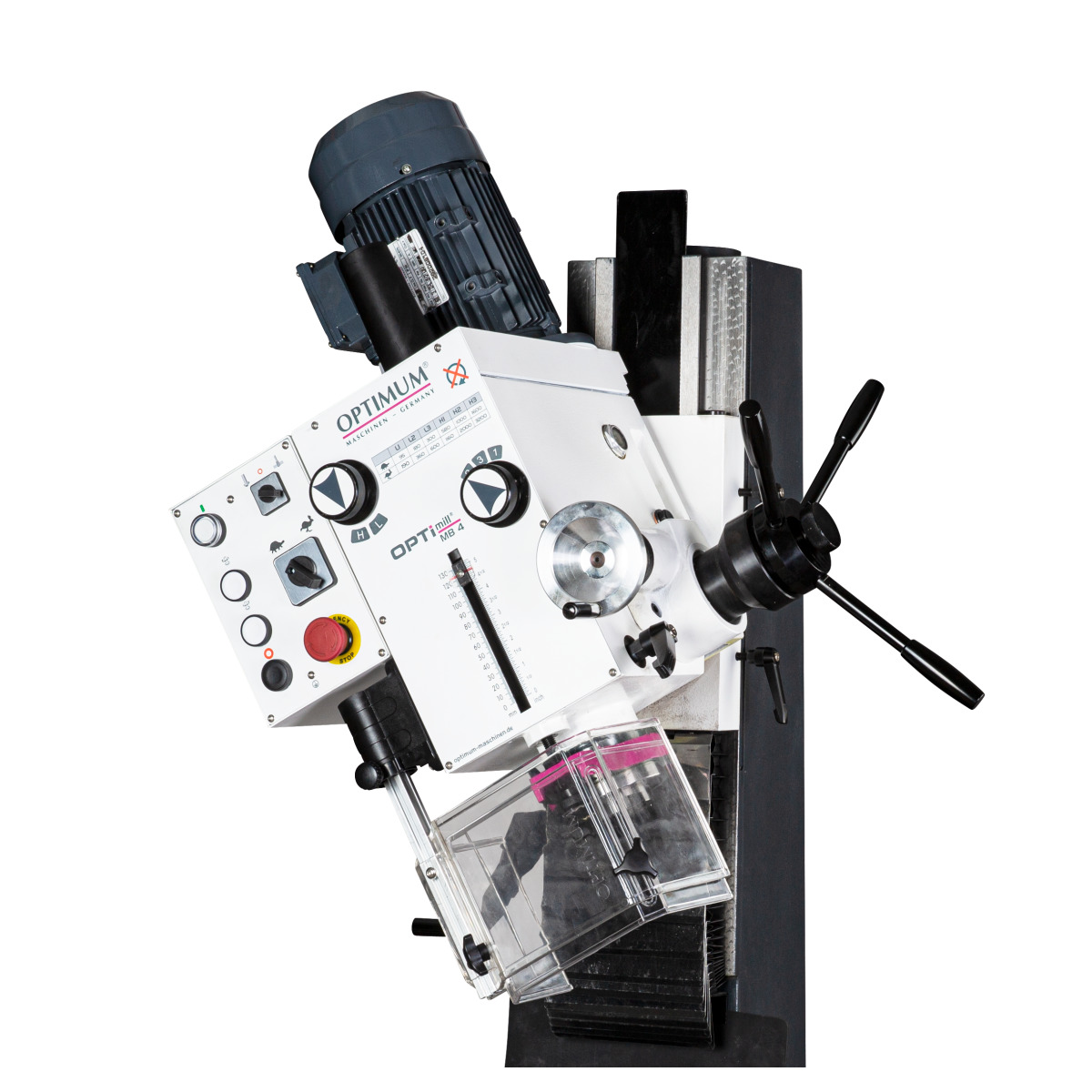 Taladro fresador de precisión Optimum OPTImill MB 4 - vista 3