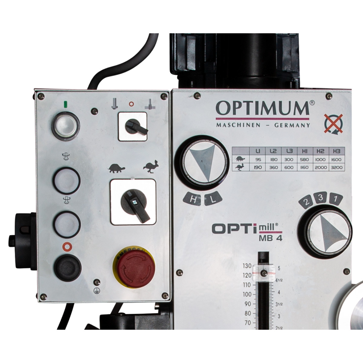 Taladro fresador de precisión Optimum OPTImill MB 4 - vista 5