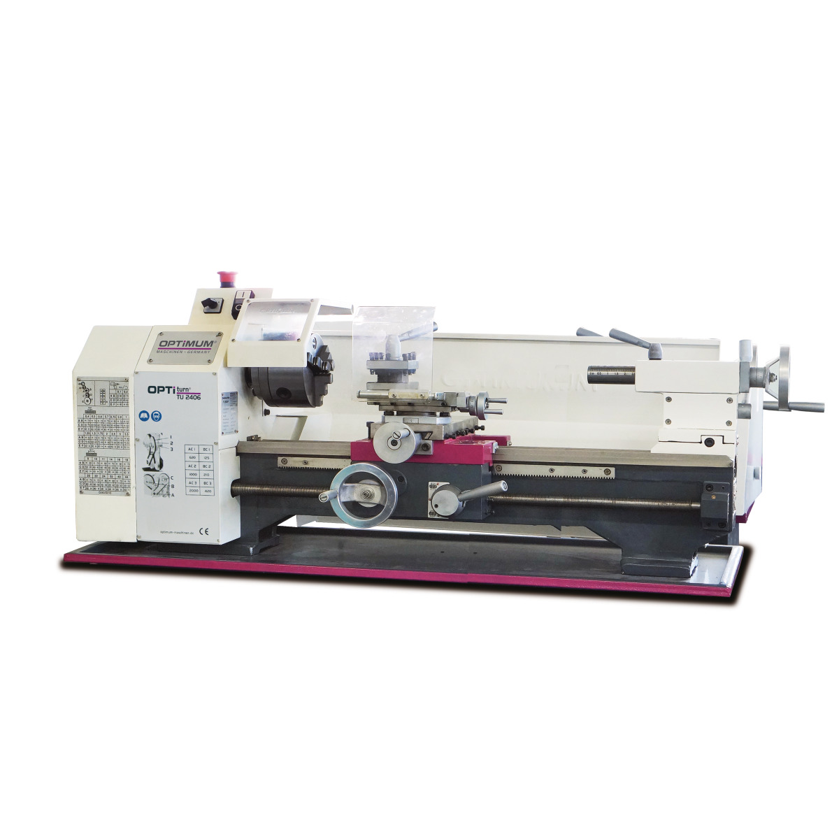 Torno para metal Optimum OPTIturn TU 2406 / TU 2406V