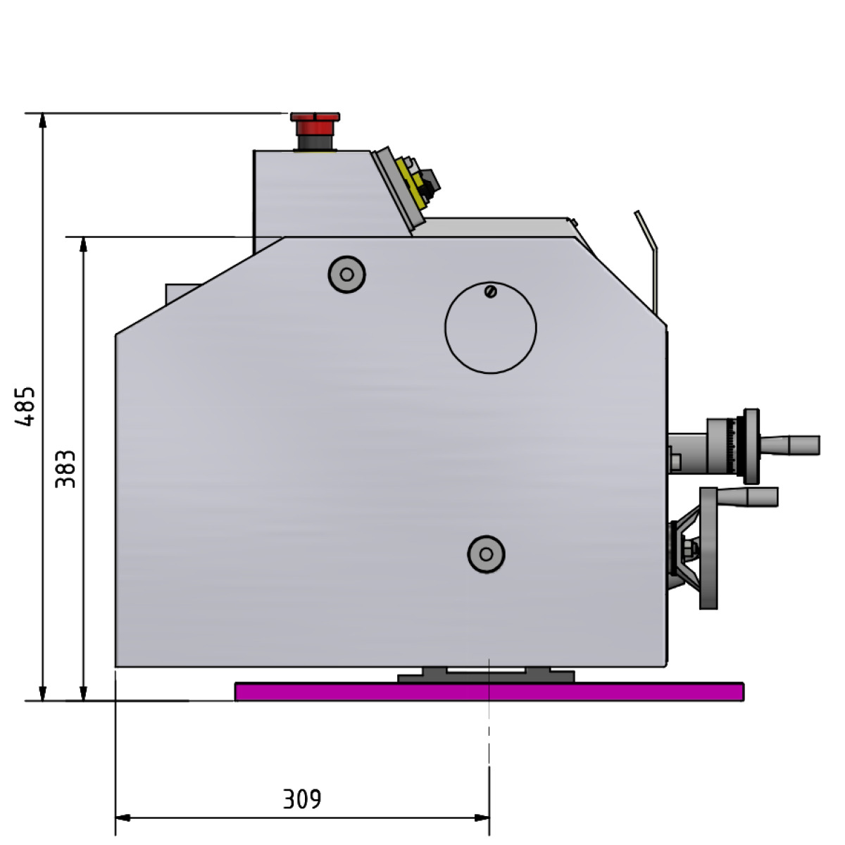 Torno para metal Optimum OPTIturn TU 2406 / TU 2406V - vista 5