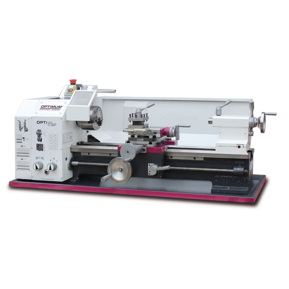 Torno para metal Optimum OPTIturn TU 2807 / TU 2807VB