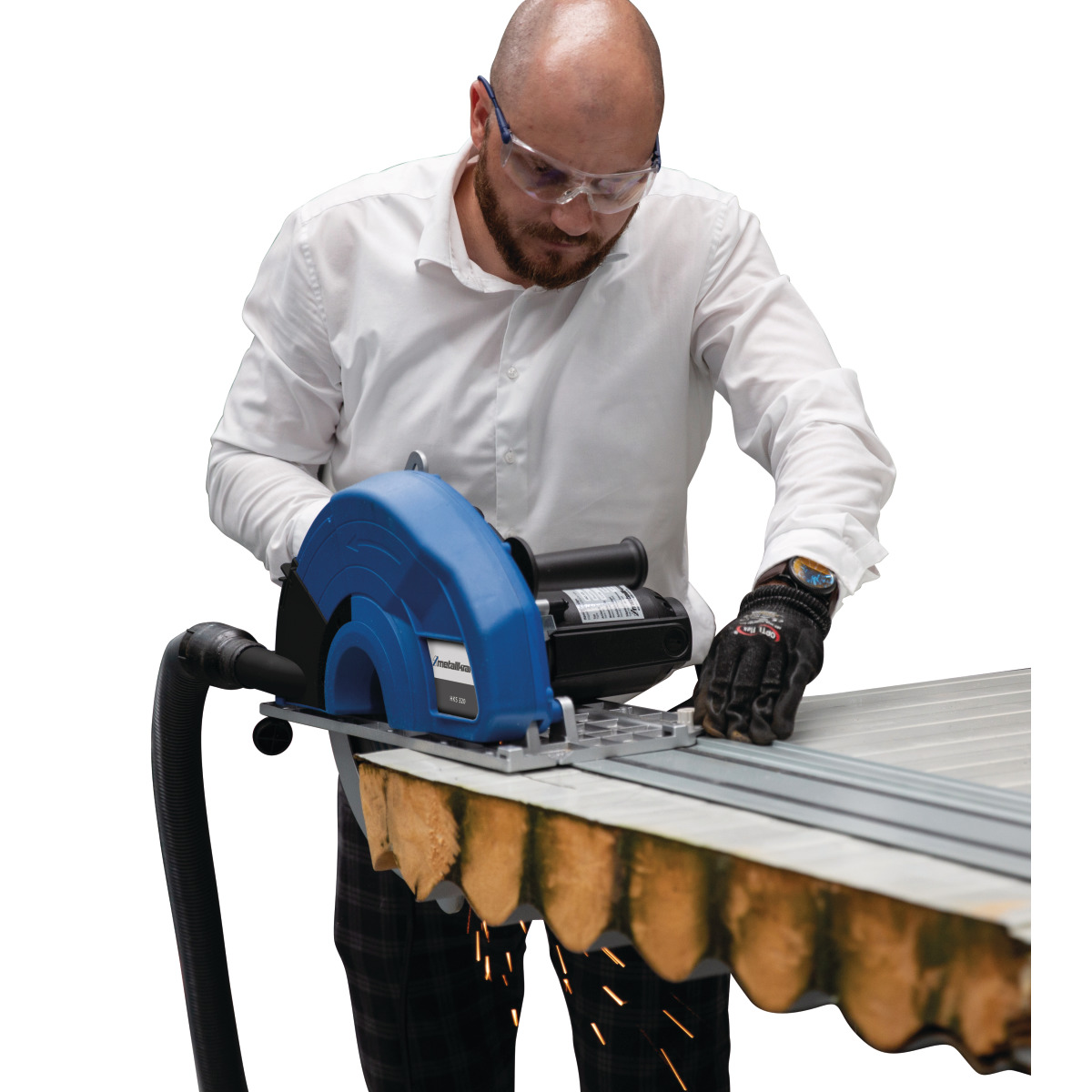 Sierra circular portátil para metal Metallkraft HKS 320 Special offer set - vista 7