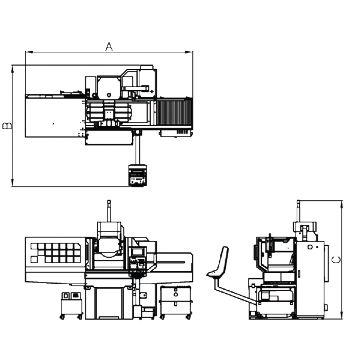 Rectificadora plana de precisión Metallkraft FSM 4080 PRO - vista 2