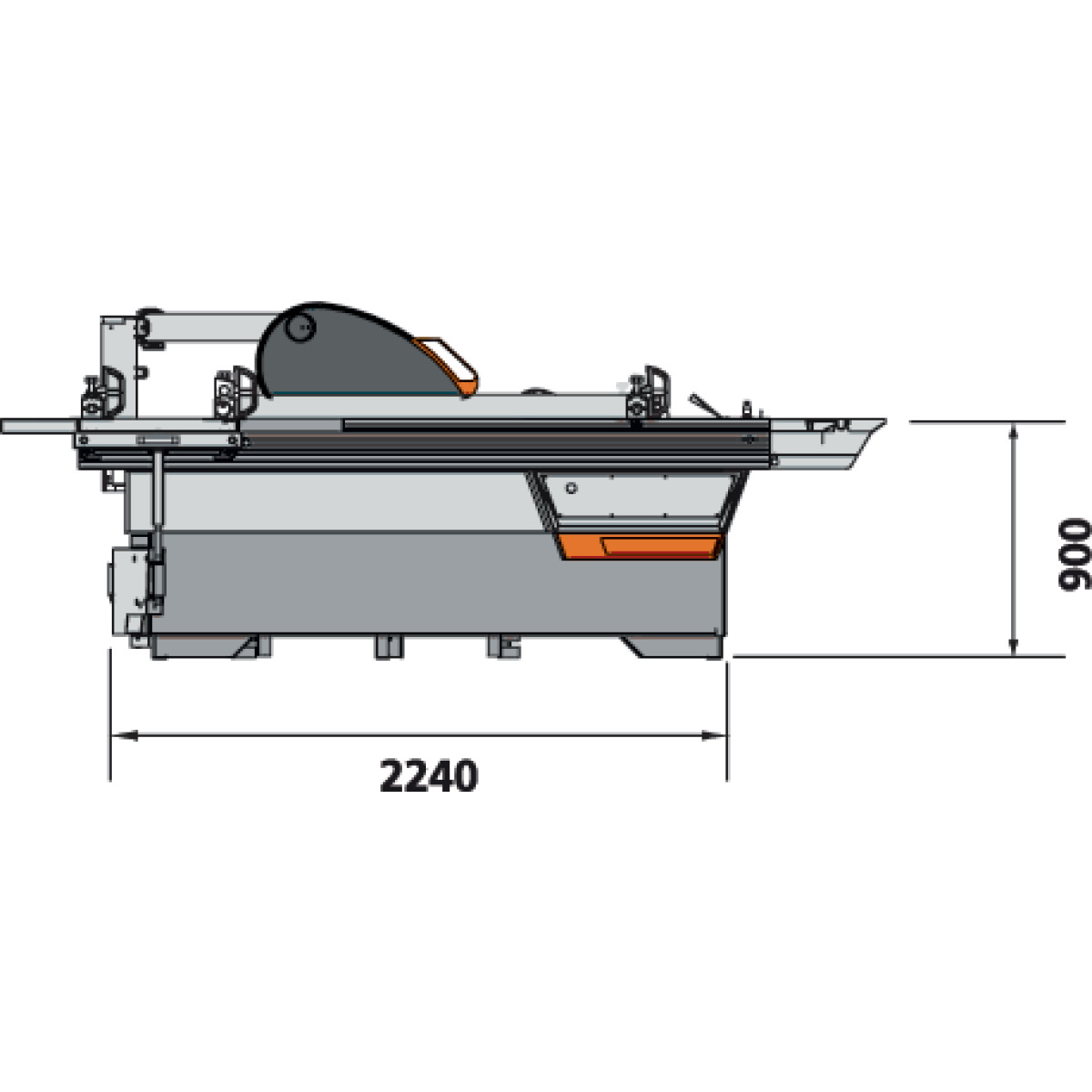 Sierra de banco con carro deslizante Holzkraft CASADEI XENIA 70/32 A - 550 - vista 7