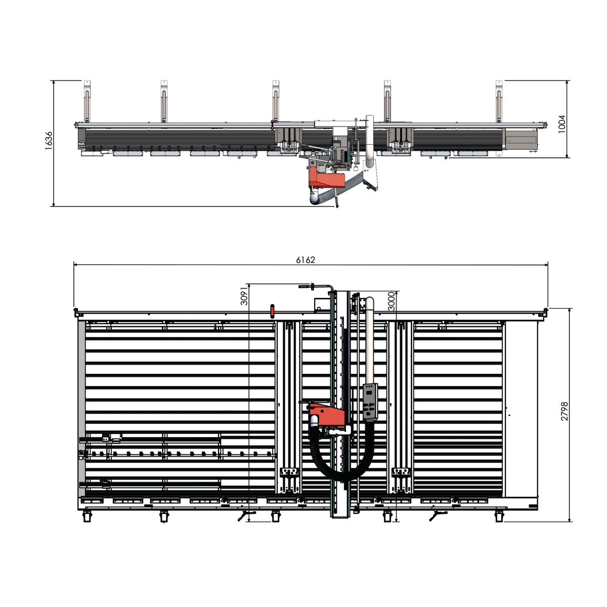 Sierra vertical de panel Holzkraft VPS 22-51 VR ED KS - vista 10