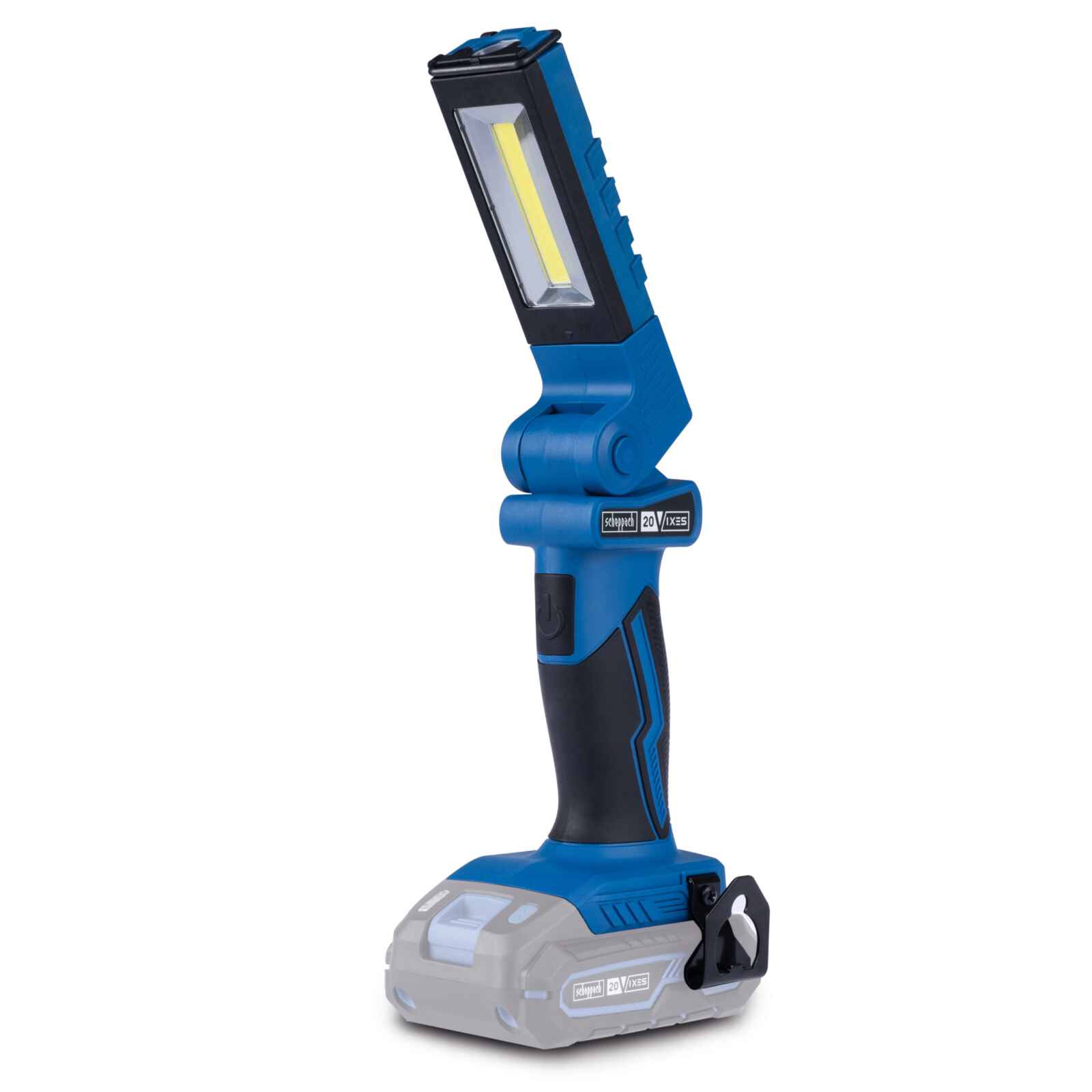 Linterna Led 20V | 300Lm | Ajustable | Doble Función | - Scheppach — uso real