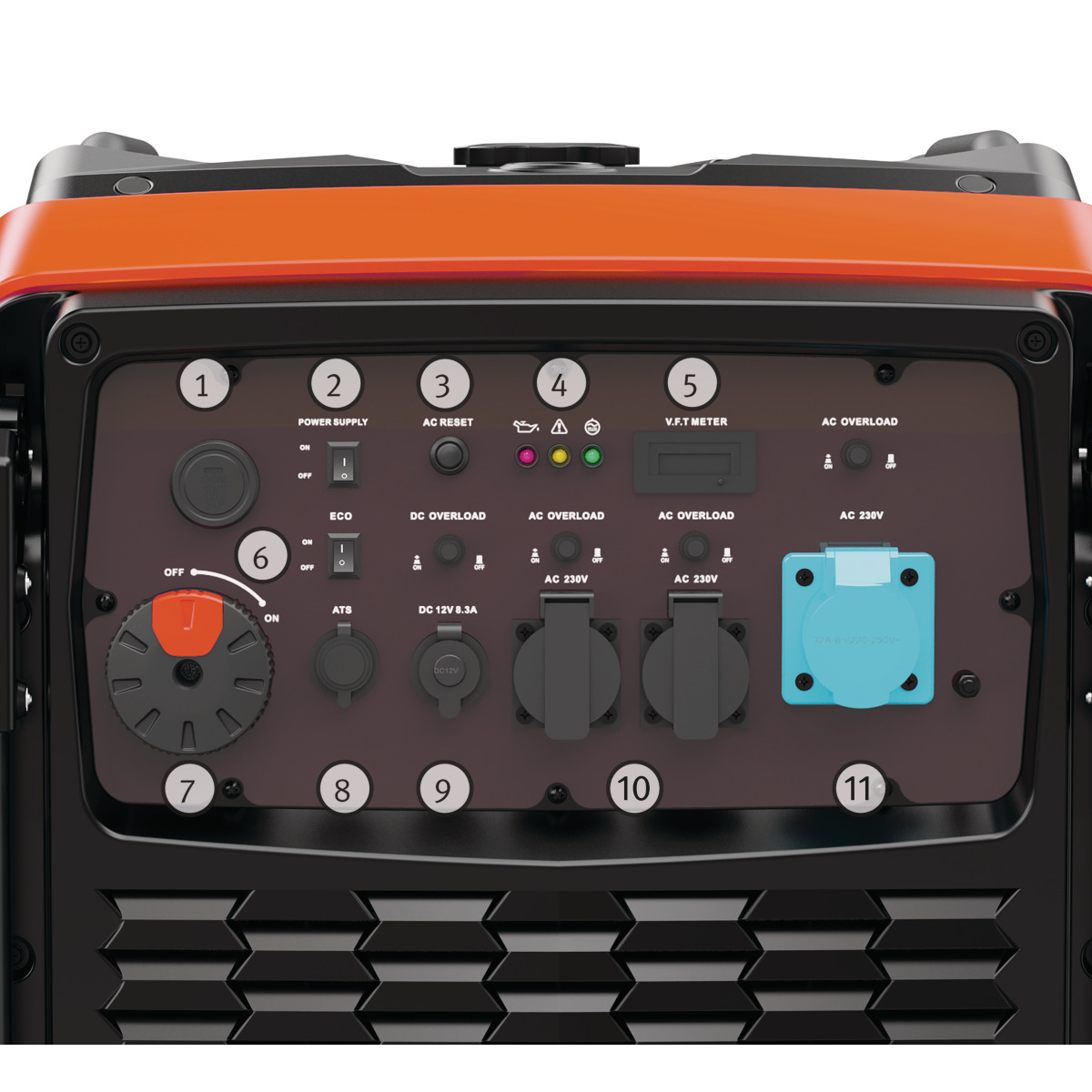 Unicraft PG-I 85 SE-S HC inverter power generador - vista 8