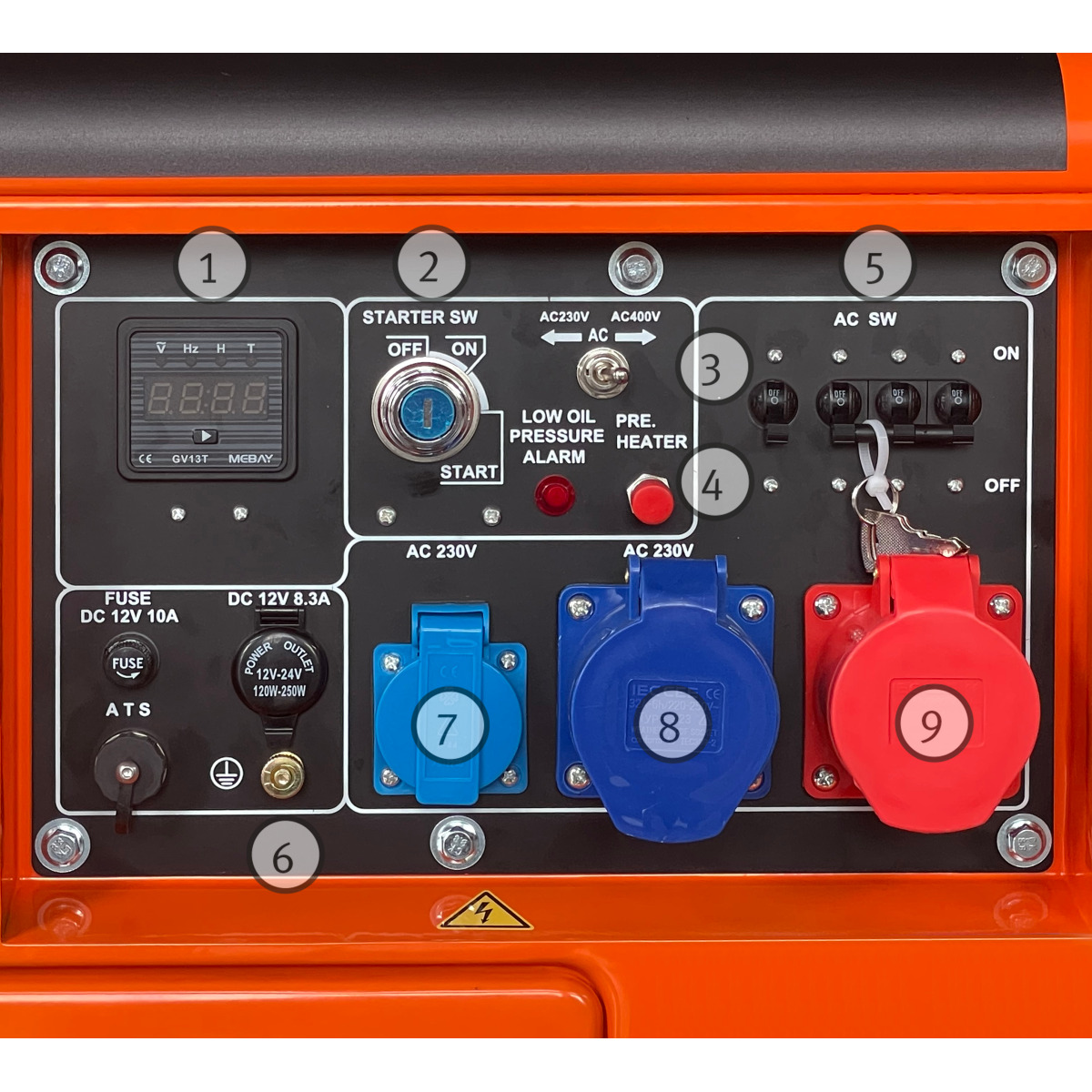 Unicraft PG-D 60 TEA-S HC generador eléctrico sincrónico - vista 6