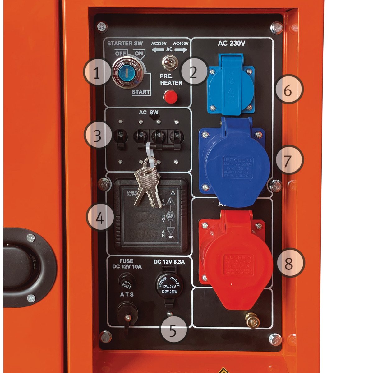 Unicraft PG-D 90 TEA-S HC generador eléctrico sincrónico - vista 6