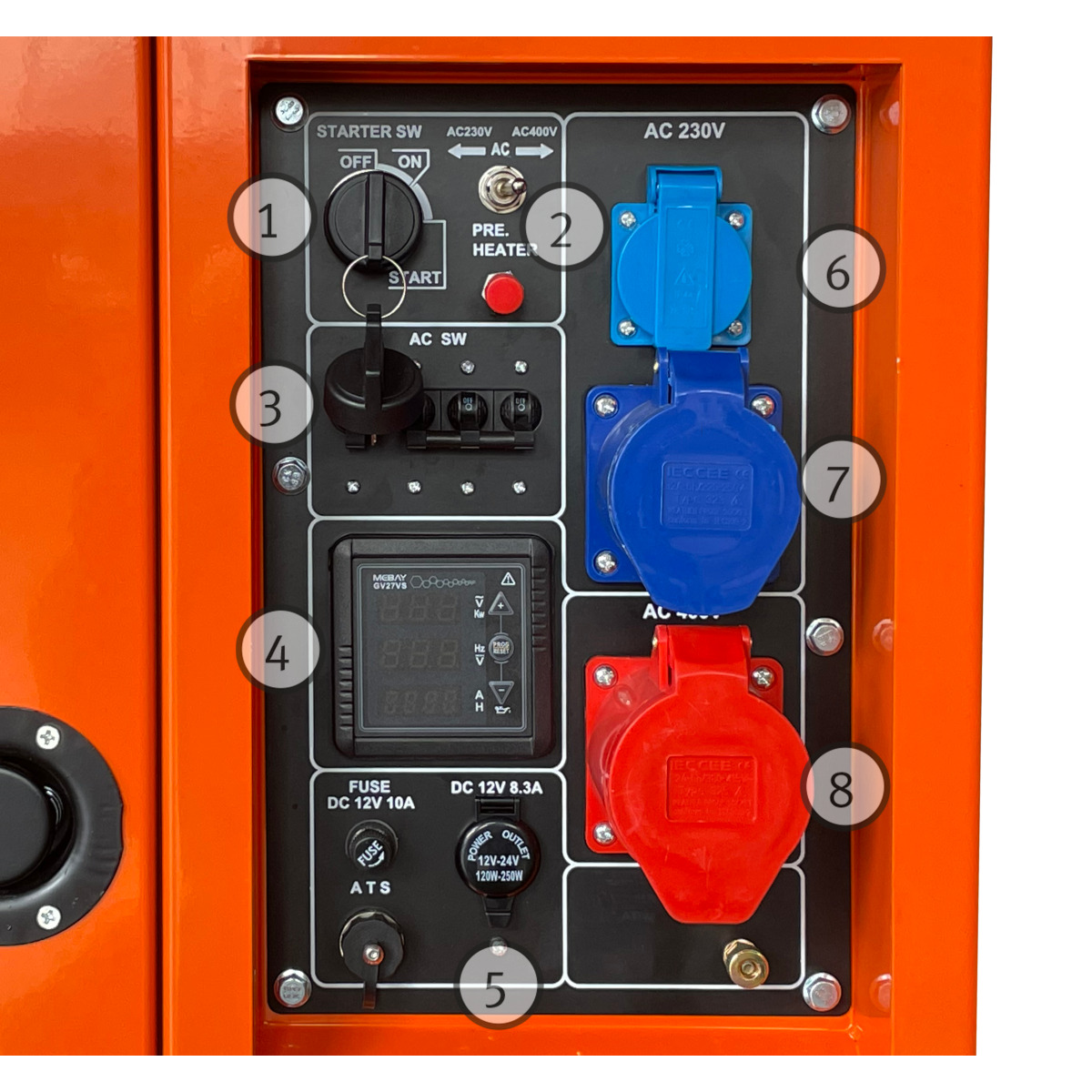 Generador electrógeno diésel Unicraft PG-D 130 TEA-S HC - vista 7