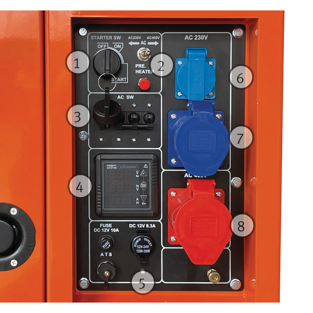 Generador electrico diesel sincronico Unicraft PG-D 150 TEA-S HC - vista 2