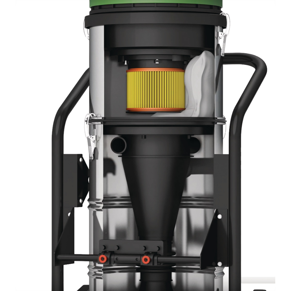 Aspiradora industrial en seco Cleancraft flexCAT 378 CYC PRO - vista 4