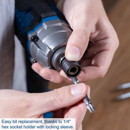 Atornillador De Impacto 20v 180nm - Scheppach — primer plano