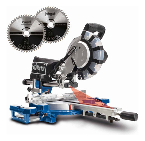 Ingleteadora Telescopica 10 + 2 Discos  - Scheppach — vista 9
