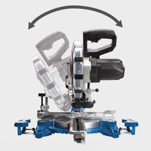Ingleteadora Telescopica 10 + 2 Discos  - Scheppach — vista 11