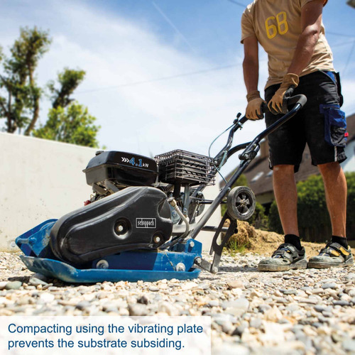 Placa Compactadora 5.6hp 17kn - Scheppach — perspectiva