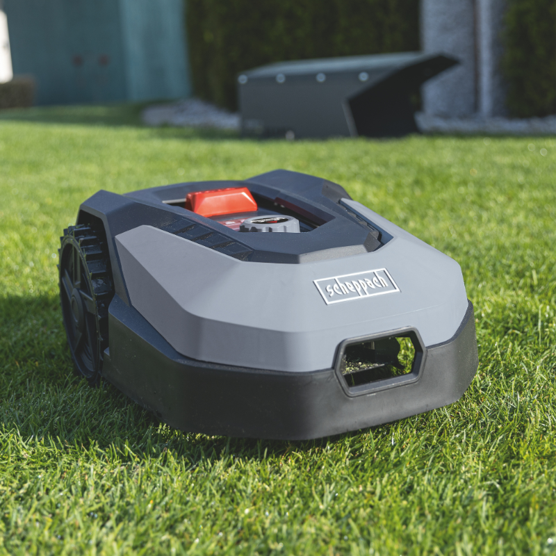 Lijadora Roto Orbital Inalámbrica 5" 20V Scheppach — vista trasera