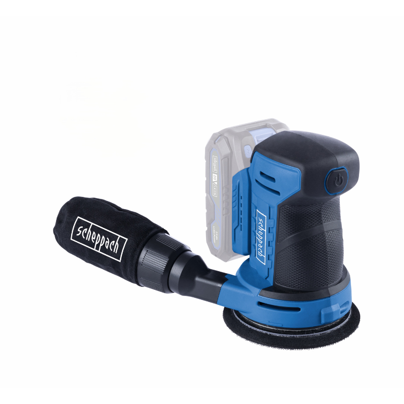 Lijadora Roto Orbital Inalámbrica 5" 20V Scheppach — uso real